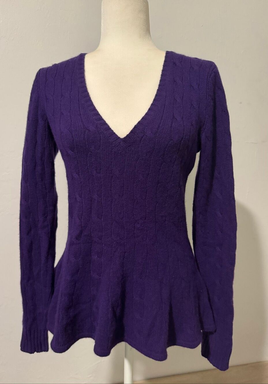 Ralph Lauren black label cashmere sweater Top M